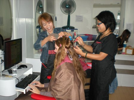 the-coolest-haircut-ever Getting my hair done while I worked, my idea of perfection!