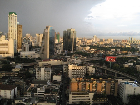 The view from my Bangkok apartment