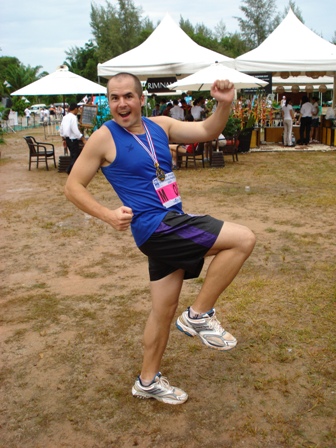 John after the Phuket Marathon