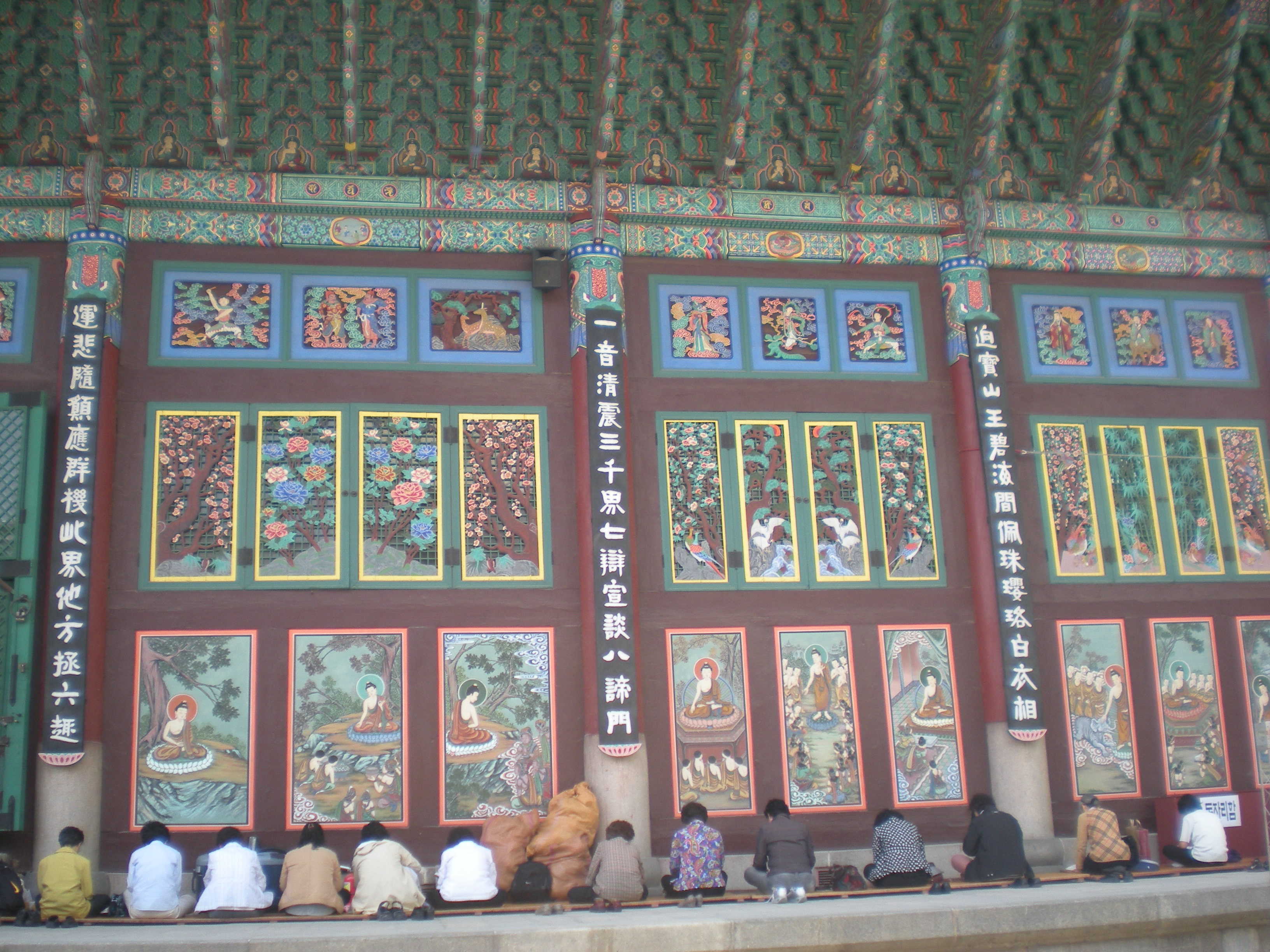 Praying at the Buddha Temple