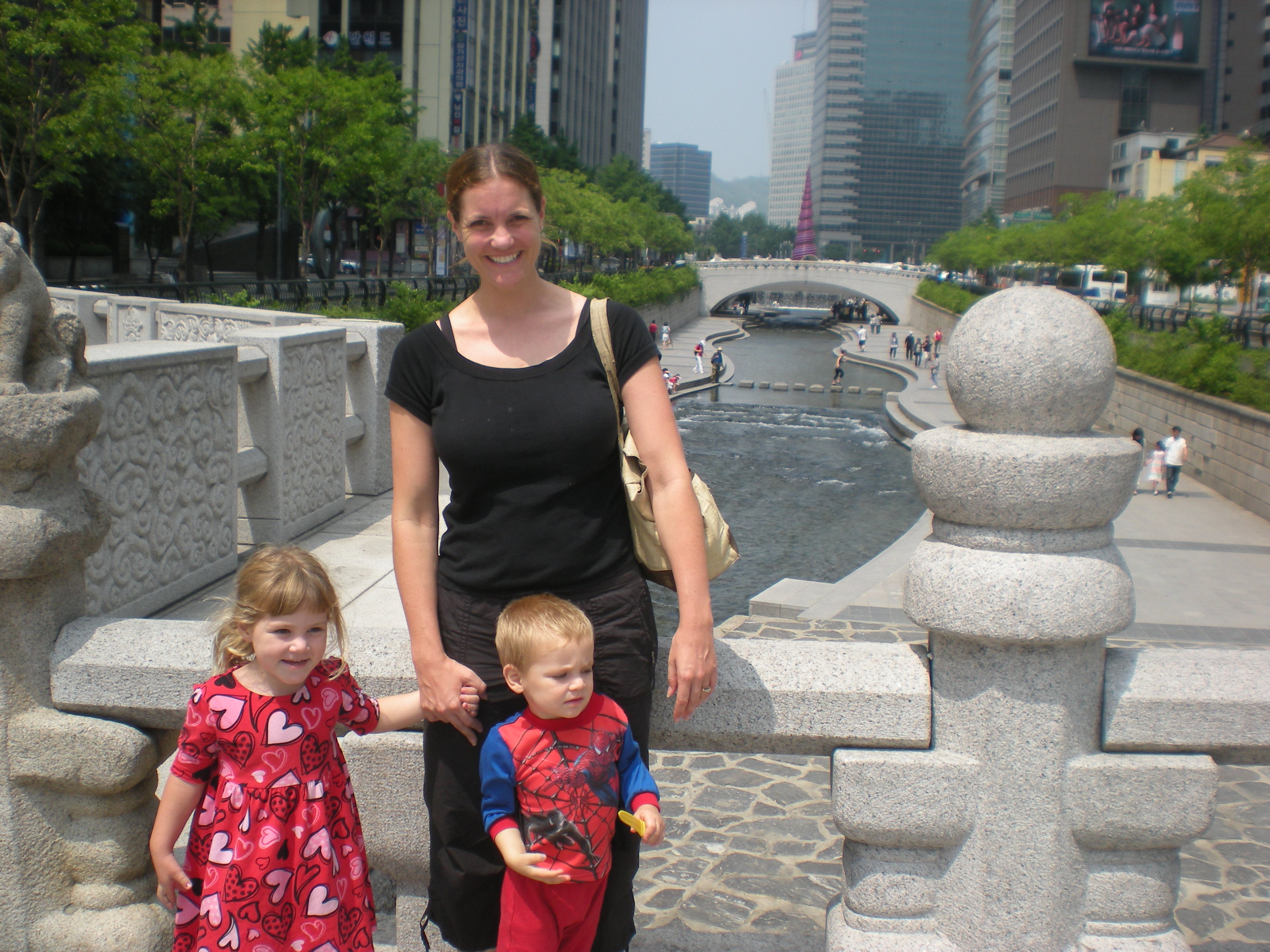 In front of the Seoul River