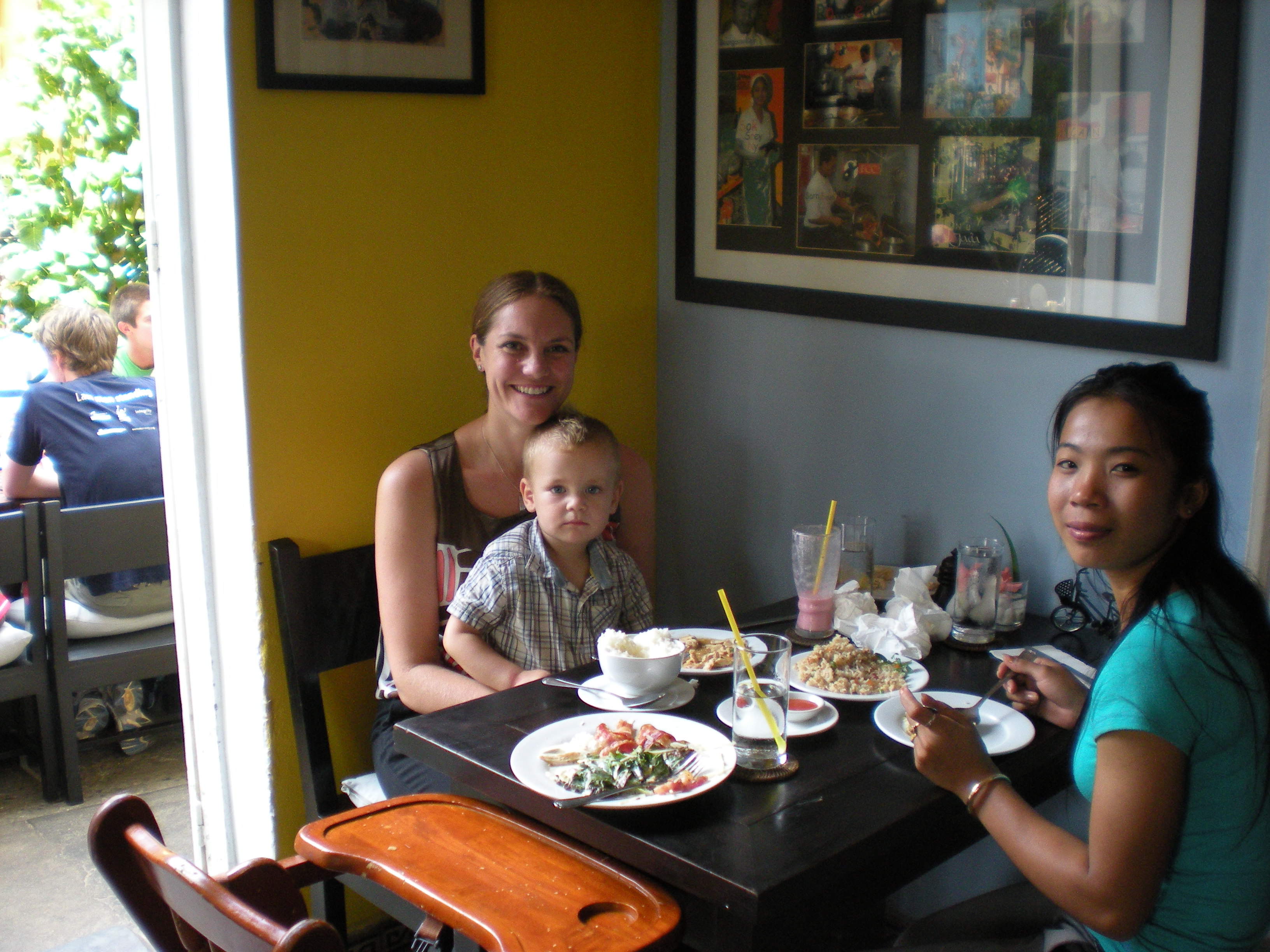 January Phnom Penh with Couper and Mom