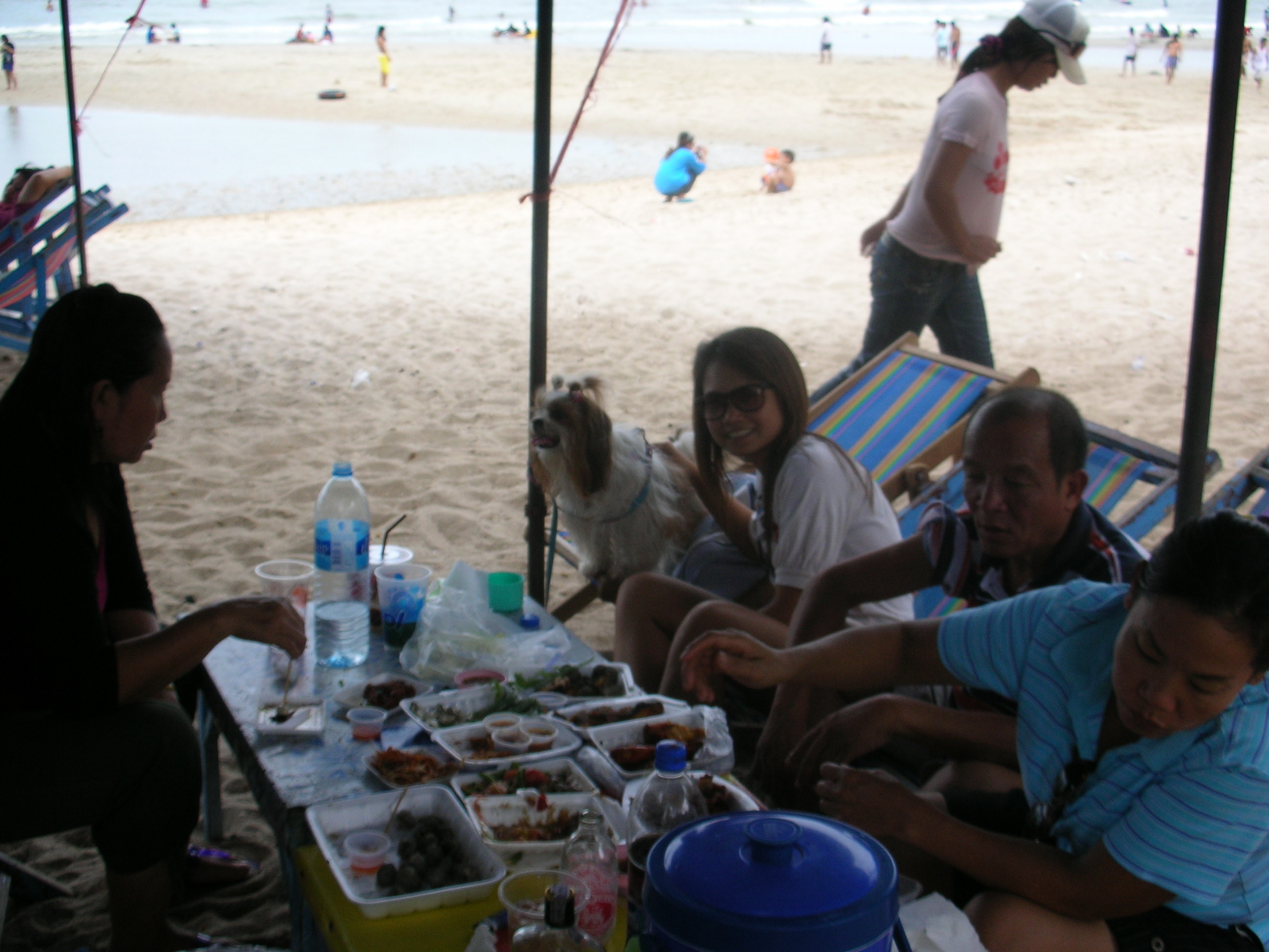 Lunch at Cha Am Beach