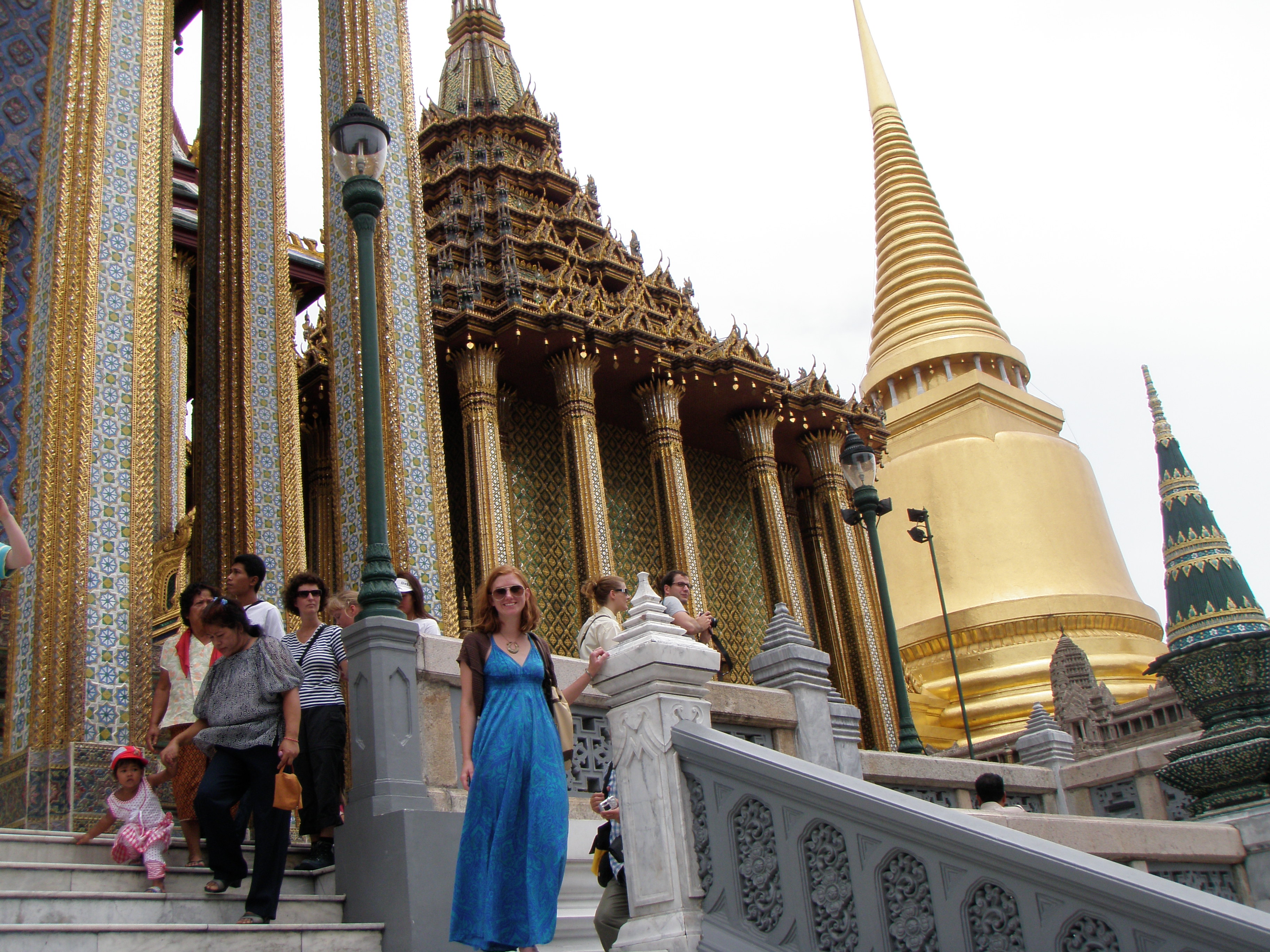 At the Grand Palace in Bangkok