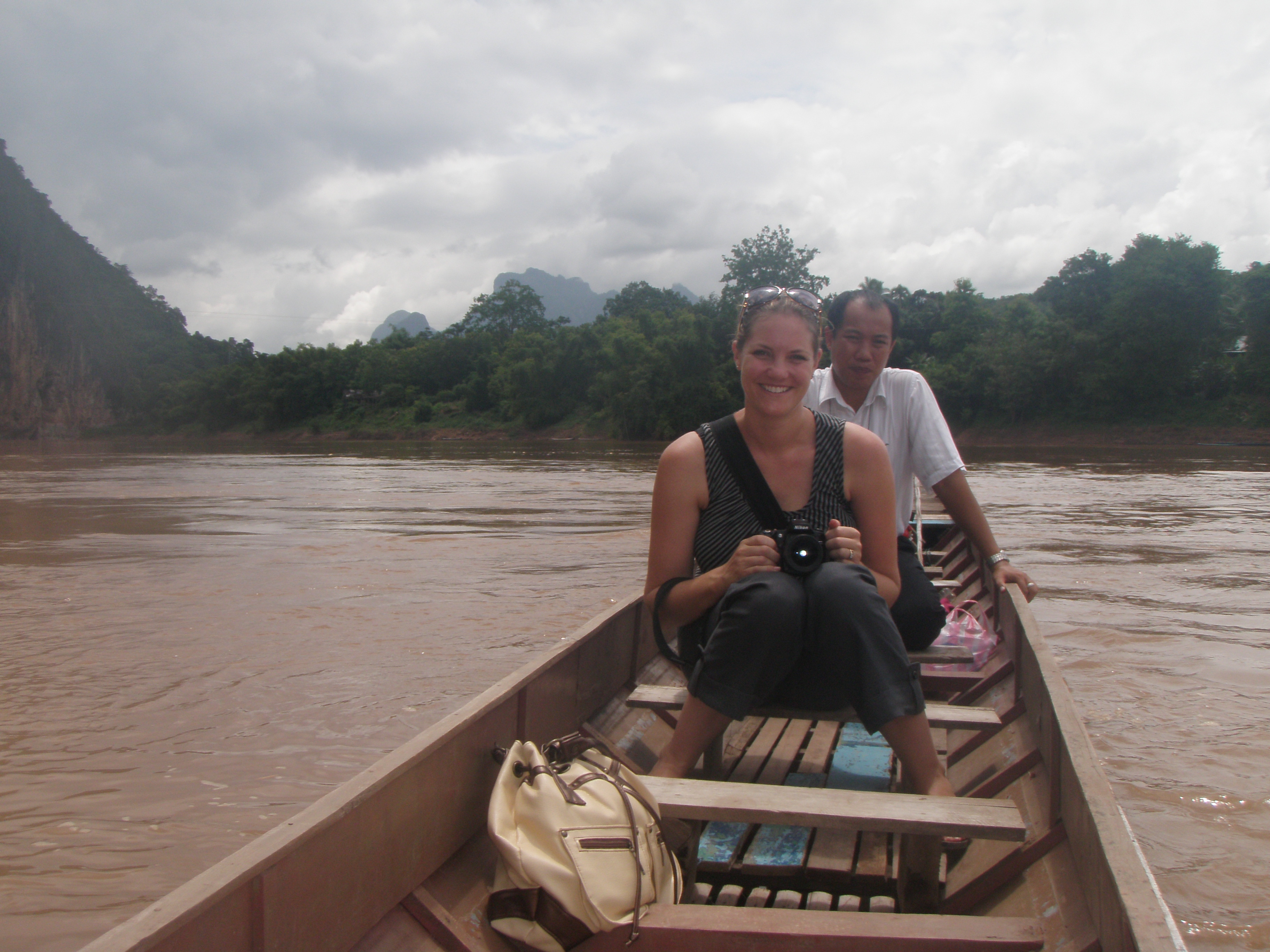 On the Mekong River in Luang Prabang