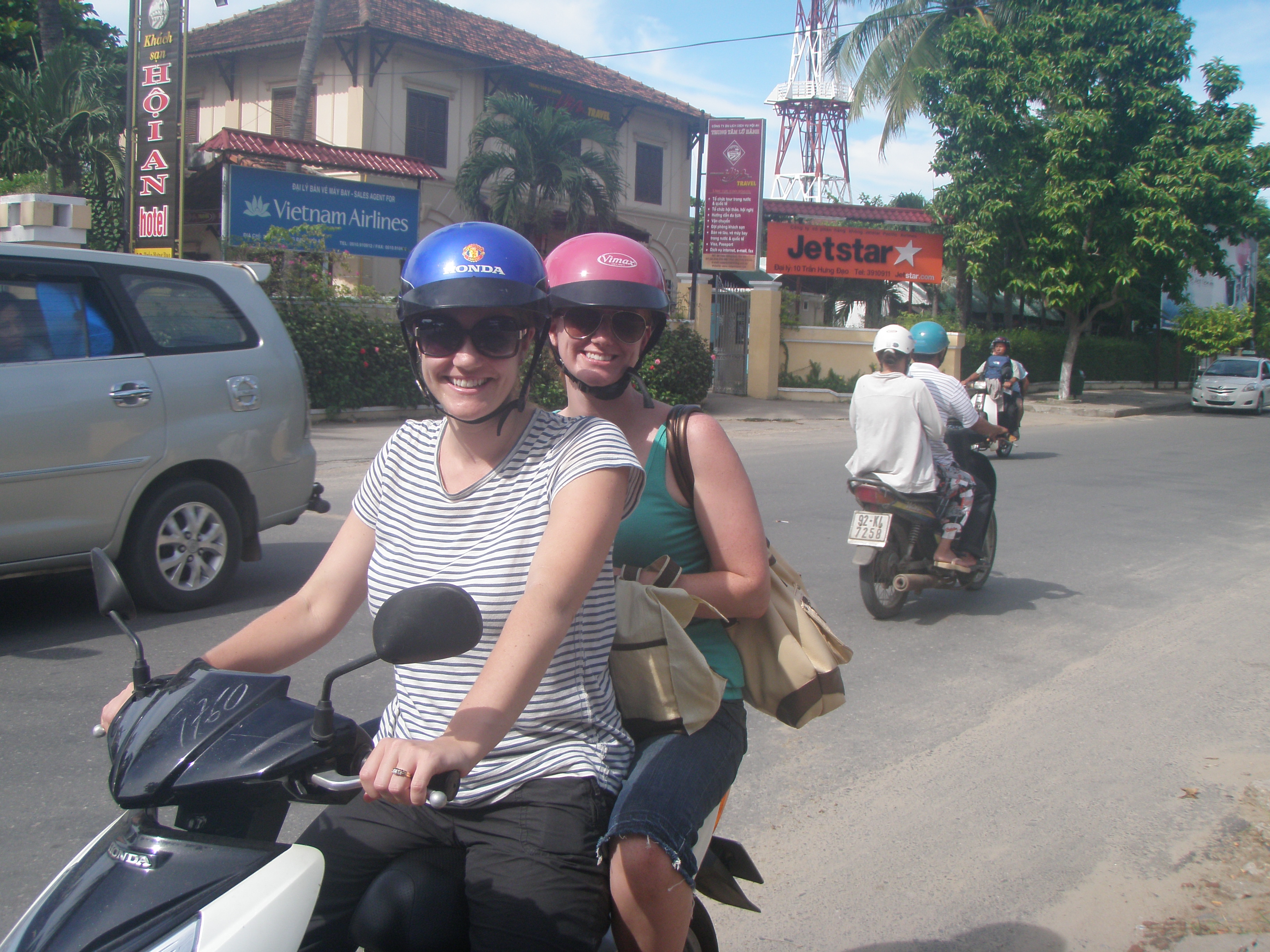 Taking a Moto to an Organic Farm in Hoi An