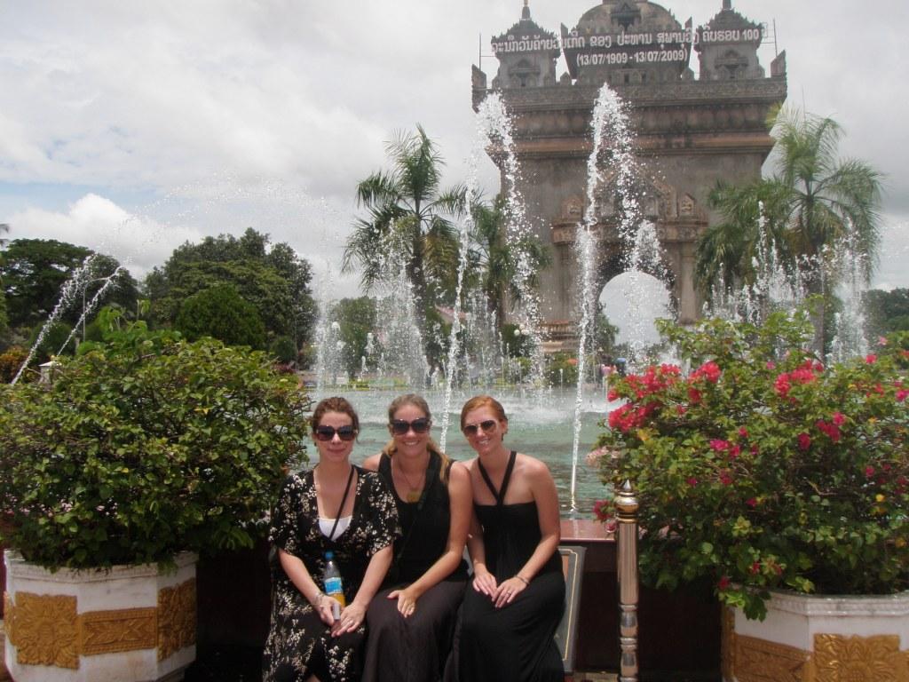 On tour in Vientiane