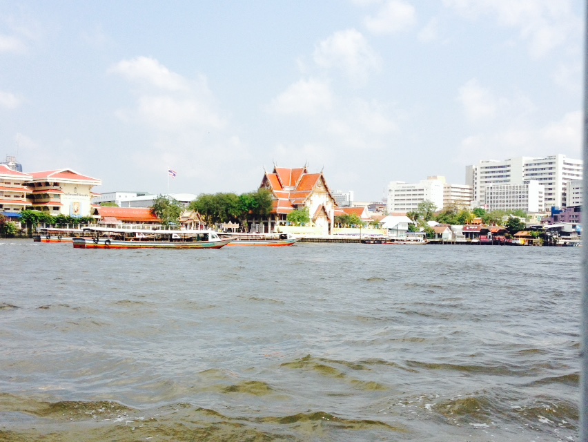 A view from one of Bangkok's many canals. 