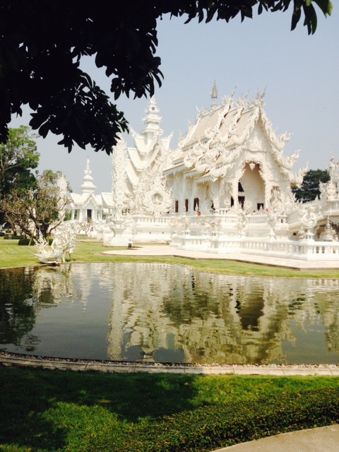 The White Temple in Chiang Rai. 