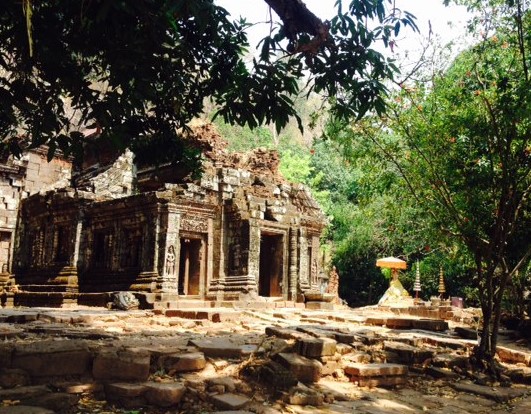 One of several ancient temple structures located on the site of Vat Phou. 