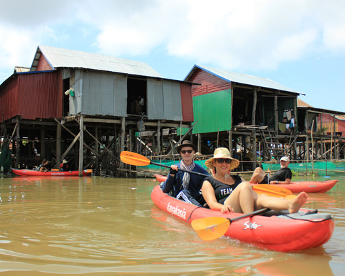 Tonle Sap kayaking